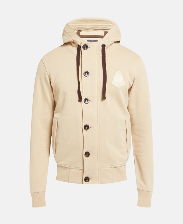 

Толстовка с капюшоном Hackett London, песочный