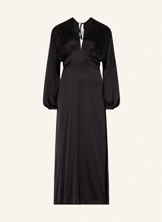 

Атласное платье риа Faithfull The Brand, черный