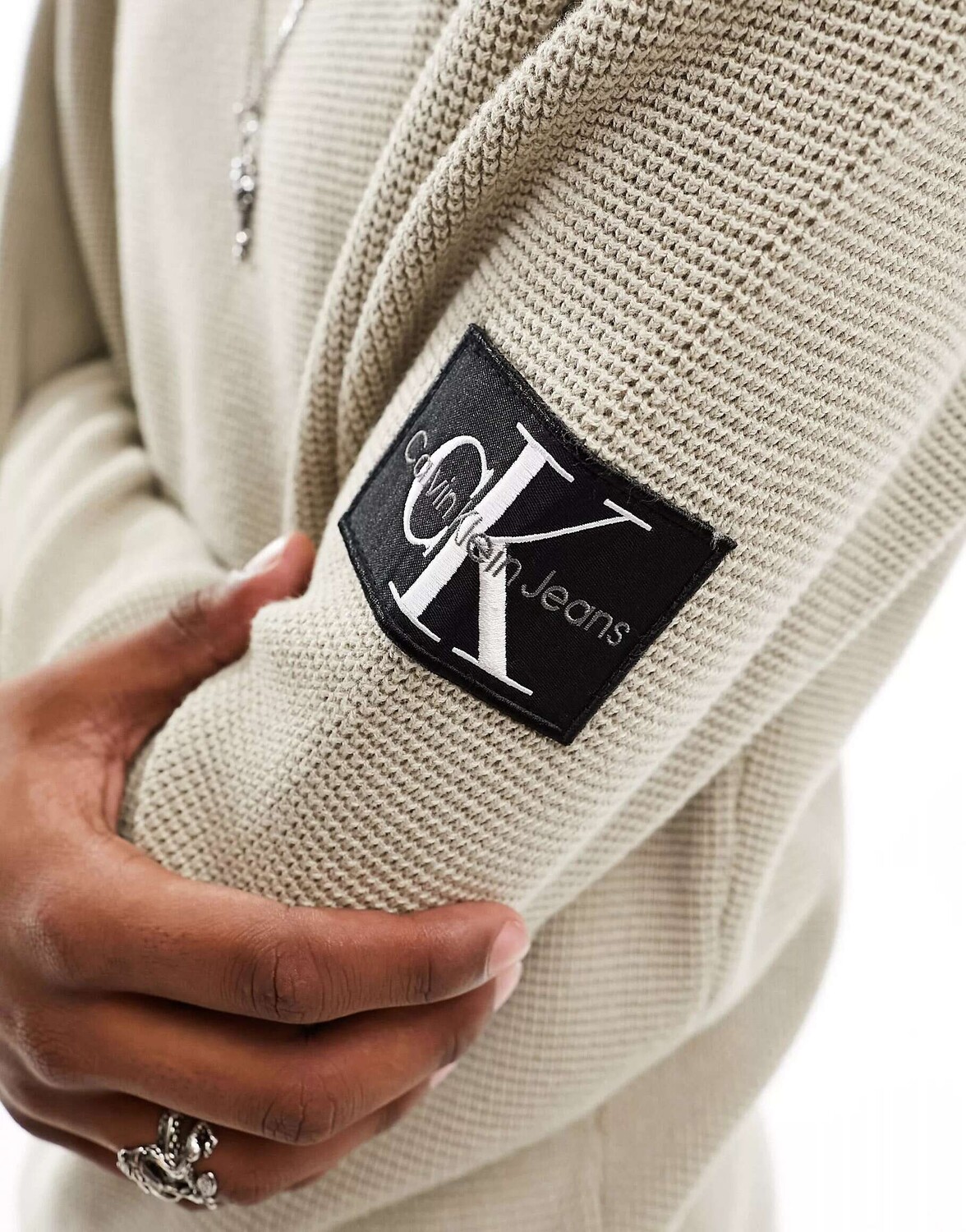 

Синий джемпер непринужденного стиля Calvin Klein Jeans