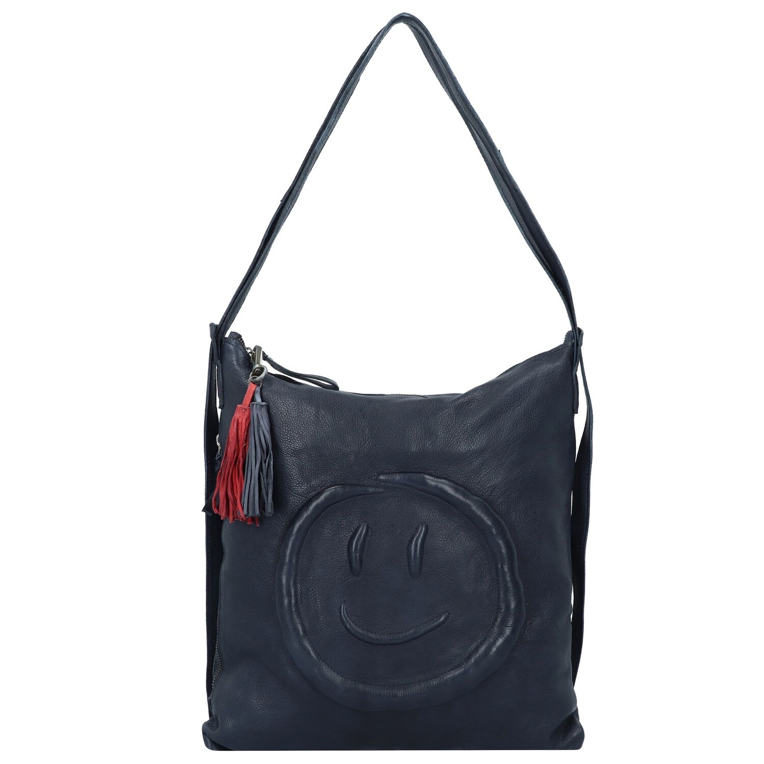

Сумка через плечо TASCHENDIEB Paradiesgarten 1 Leder 39 cm, темно синий