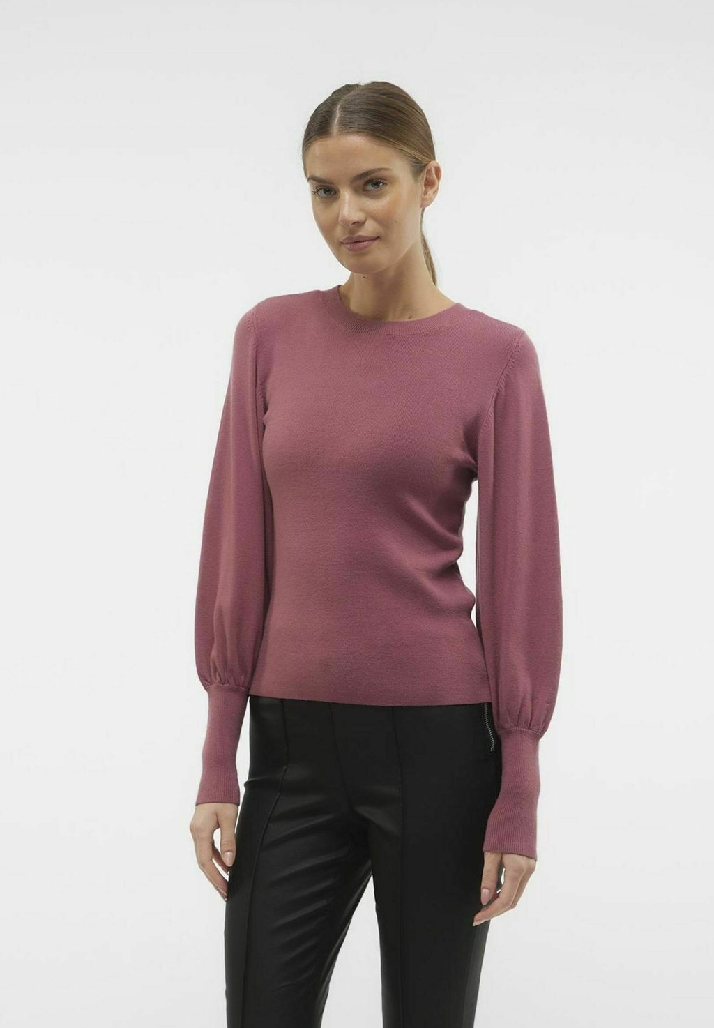 

Свитер Hollykarispuff O-Neck Ga Boo Vero Moda, цвет dry rose