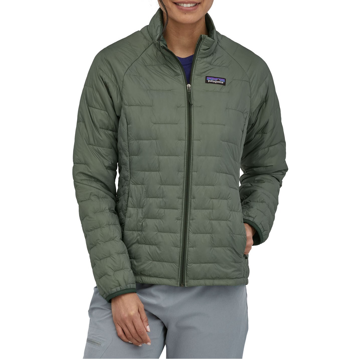 

Куртка Patagonia Micro Puff, зеленый