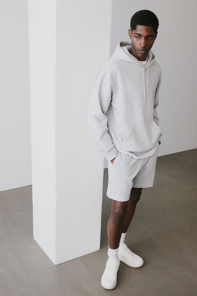 Спортивные шорты стандартного кроя H&M, серый