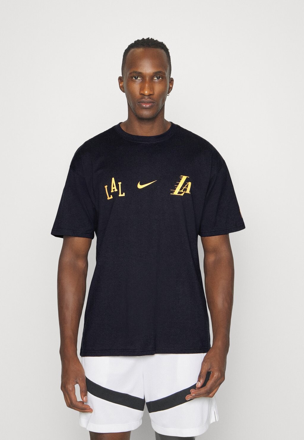 

Футболка с принтом Nba Los Angeles Lakers City Edition Tee Nike, черный