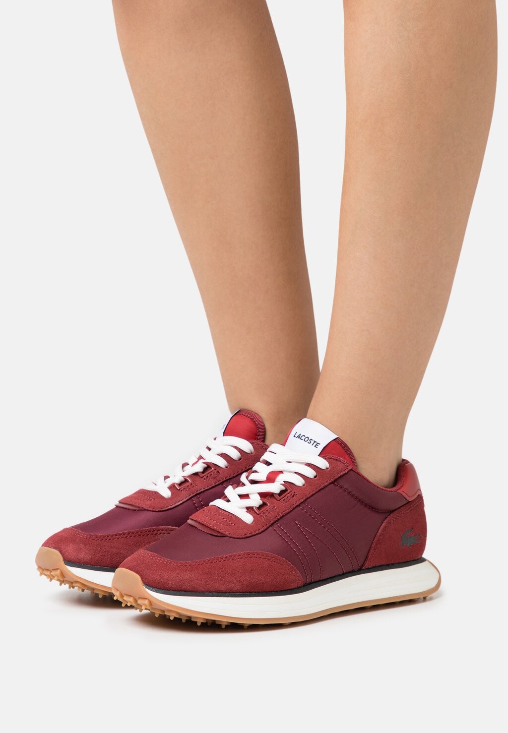 

Низкие кеды Lacoste, бордовые, Красный