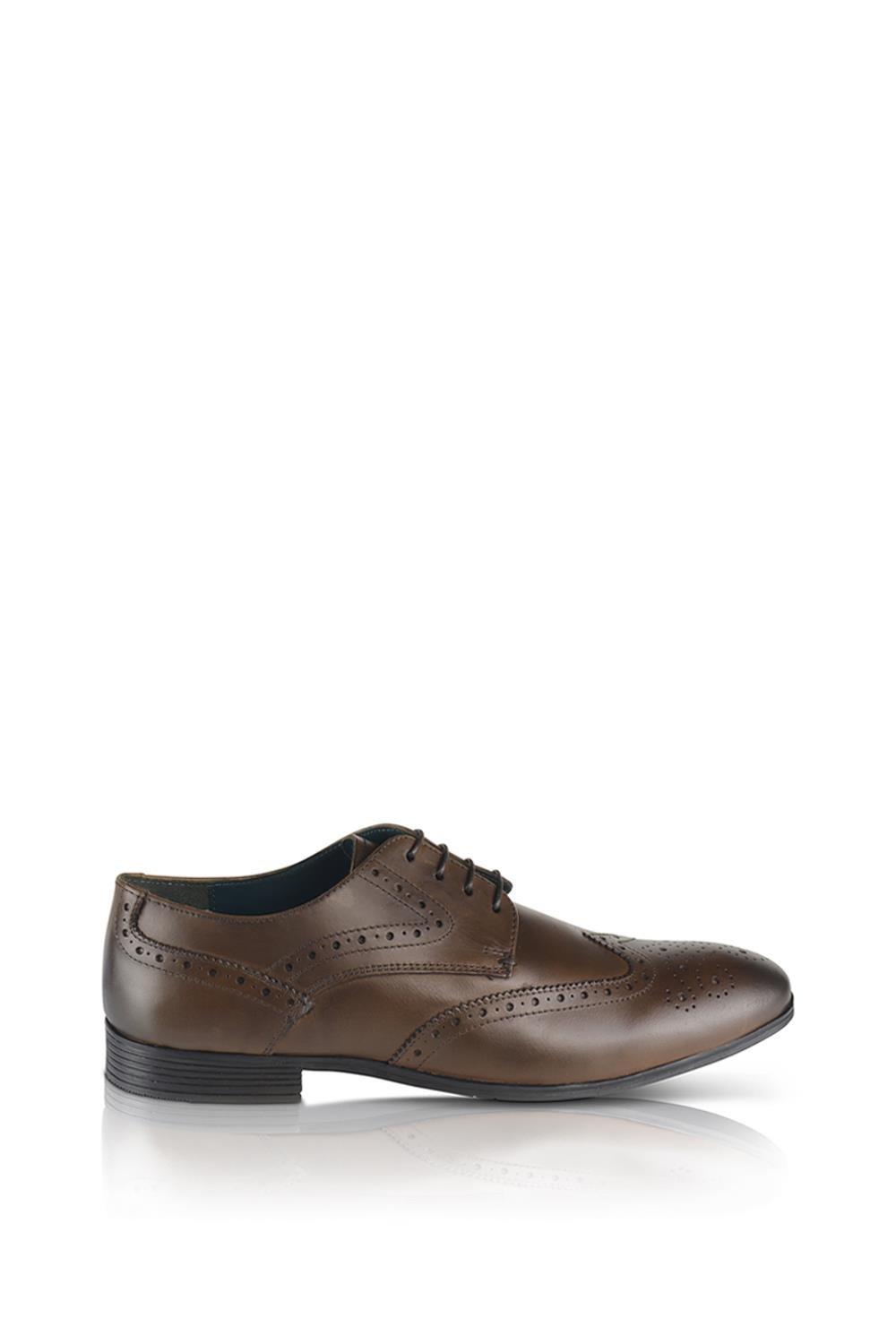 Кожаные туфли-броги Wilson Silver Street London, коричневый шерман дерби туфли silver street london коричневый