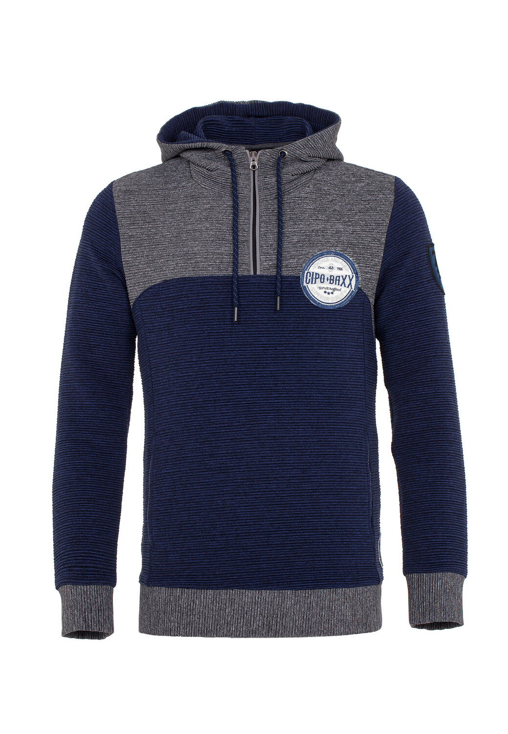 

Толстовка Cipo & Baxx Kapuzensweater, цвет Darkblue-Grey