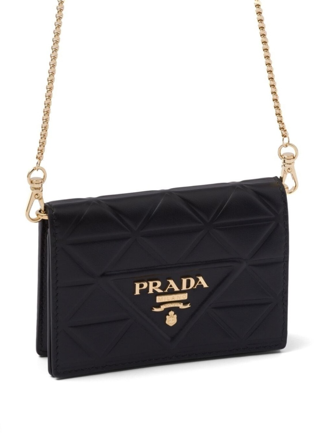 

Prada картхолдер с логотипом, черный