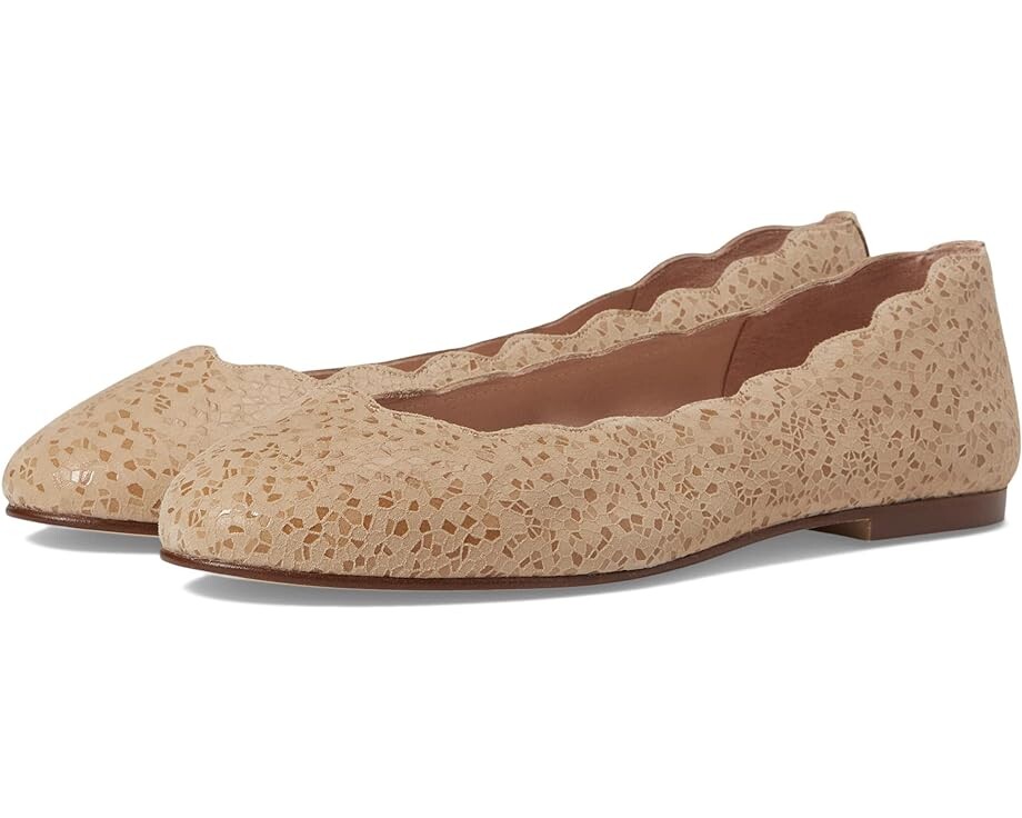 Балетки French Sole Jigsaw, цвет Camel Moscow Suede балетки french sole blair цвет black suede patent