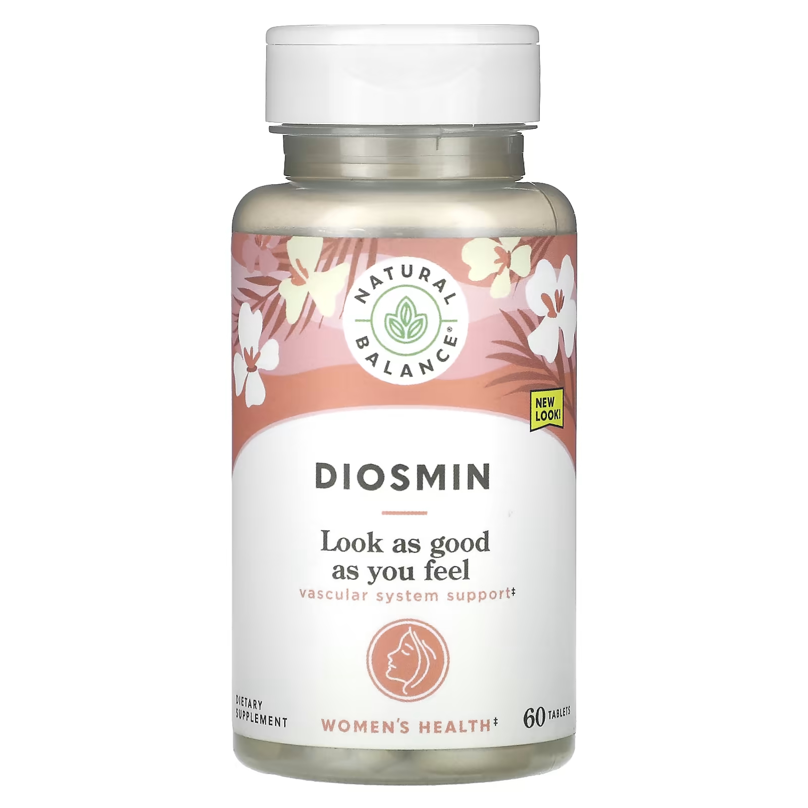Диосмин Natural Balance поддержка сосудистой системы, 60 таблеток natural balance диосмин поддержка здоровья вен 60 таблеток