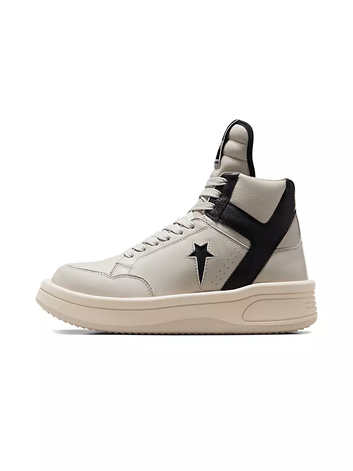 

Кроссовки средней высоты Converse x Rick Owens TURBODRK Converse, цвет oyster black