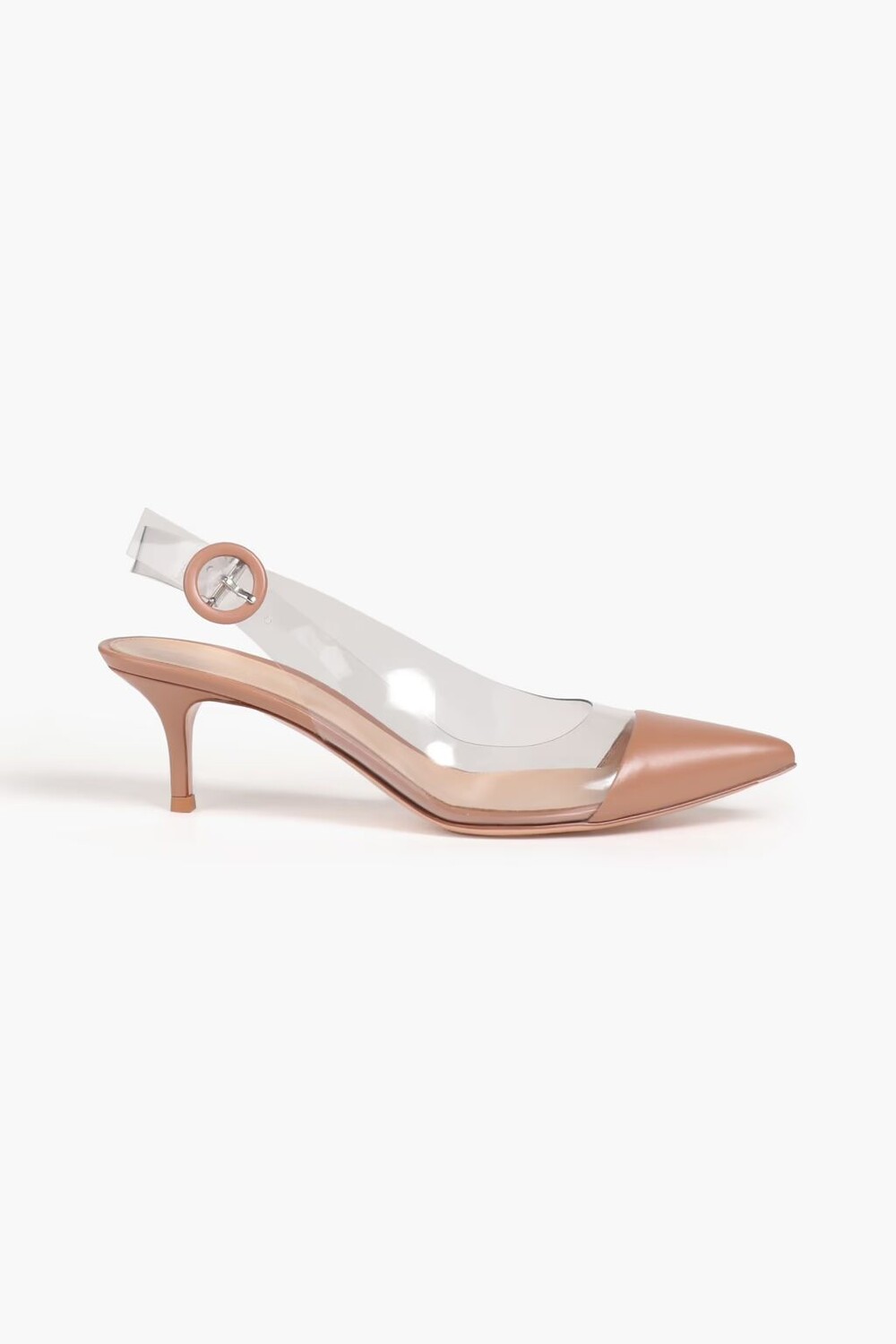 

Туфли Alice из кожи и ПВХ с пяткой на пятке Gianvito Rossi, нейтральный