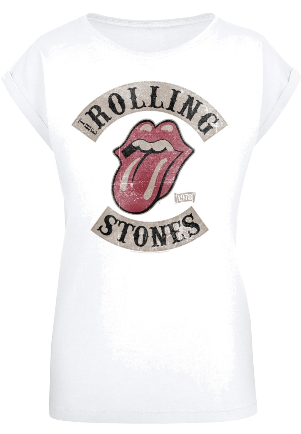 

Футболка с принтом THE ROLLING STONES TOUR 78 F4NT4STIC, цвет weiß