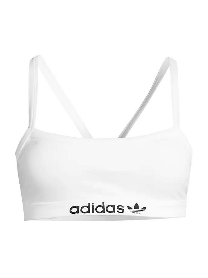 

Бюстгальтер с бретелями Adidas, белый