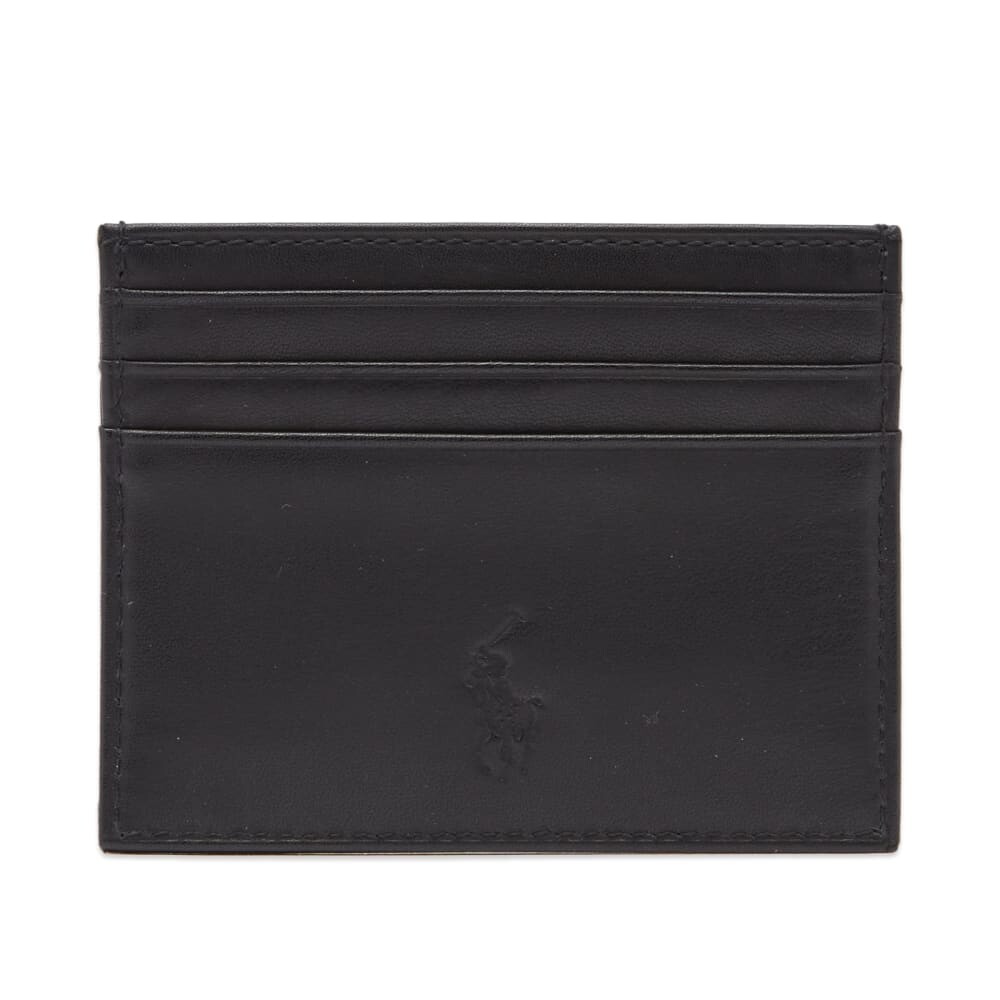 

Кожаная визитница Polo Ralph Lauren, черный
