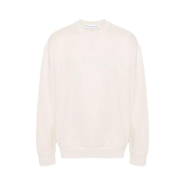 

Футболка sweatshirt mit logo beige beige J.W. Anderson, бежевый