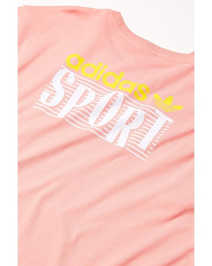 

Футболка Adidas Front Back Tee, цвет Glory Pink/Yellow