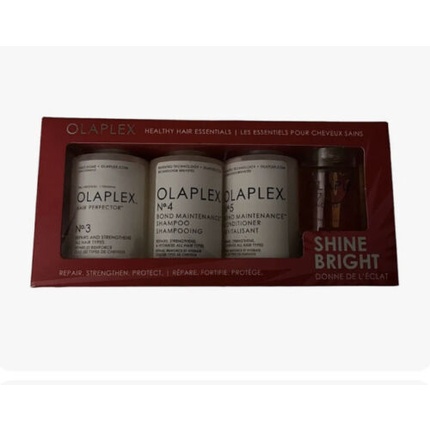 Праздничный подарочный набор Shine Bright Шампунь-Кондиционер Масло для волос — новый в коробке, Olaplex подарочный набор в коробке праздничный особая серия 23 февраля