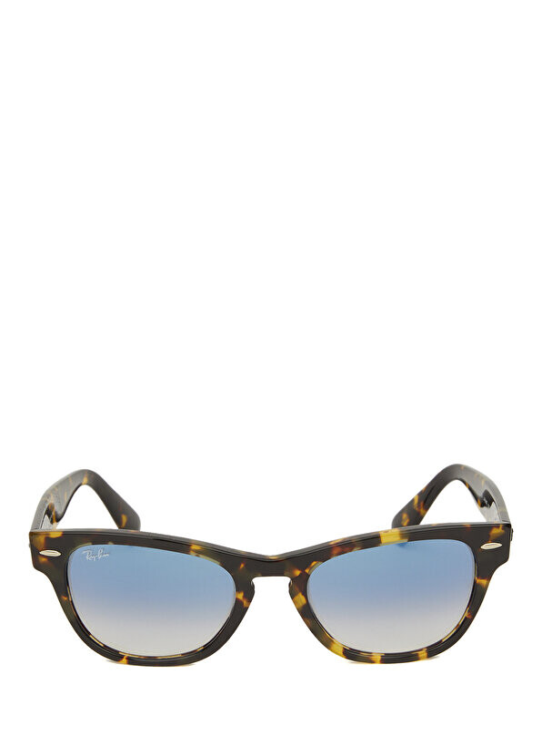 

Желто-коричневые солнцезащитные очки унисекс с узором Ray-Ban