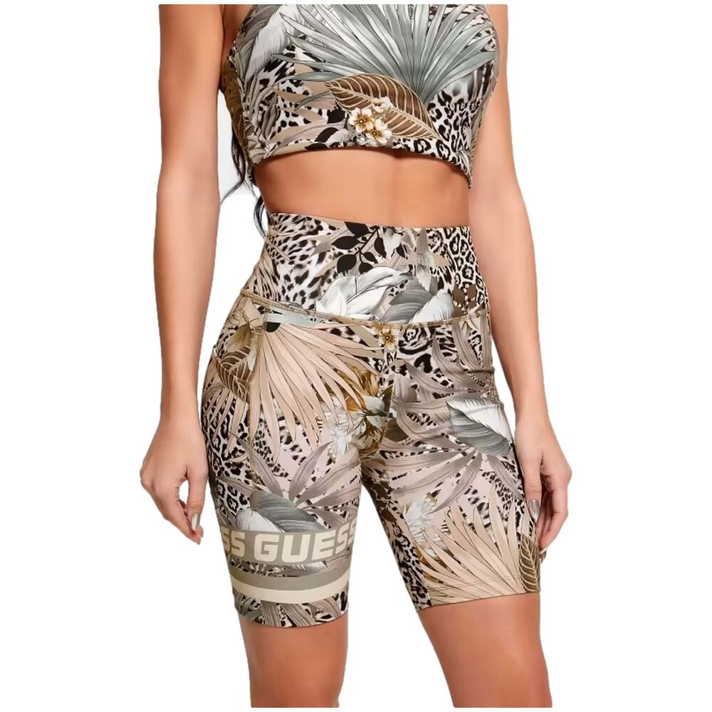 

Леггинсы Guess Carlene Short, разноцветный