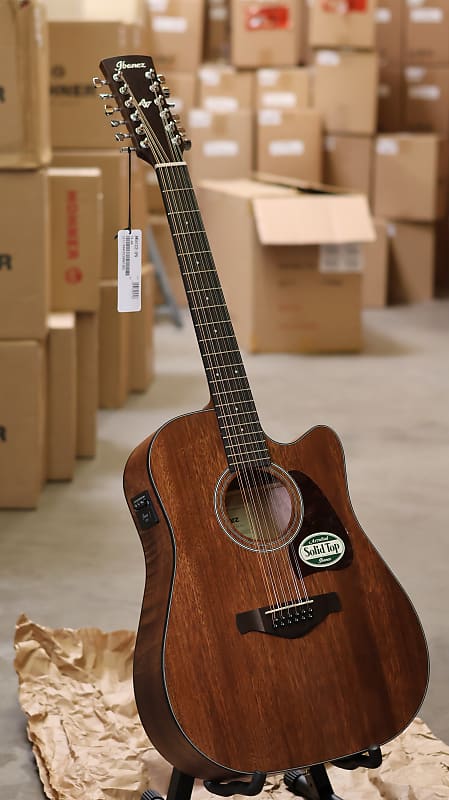 Акустическая гитара Ibanez AW5412CEOPN Artwood Series Acoustic-Electric Guitar Open Pore Natural