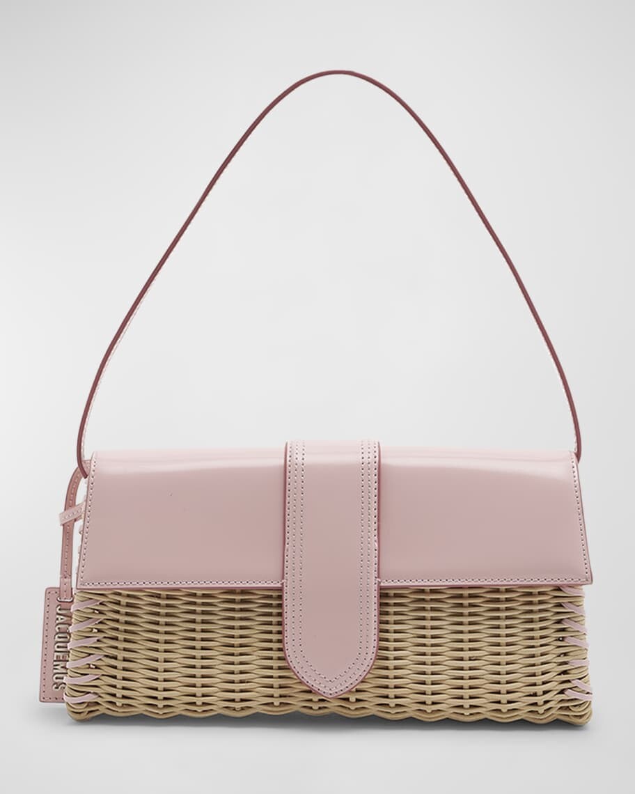 

Длинная плетеная сумка через плечо Le Bambino Osier Jacquemus