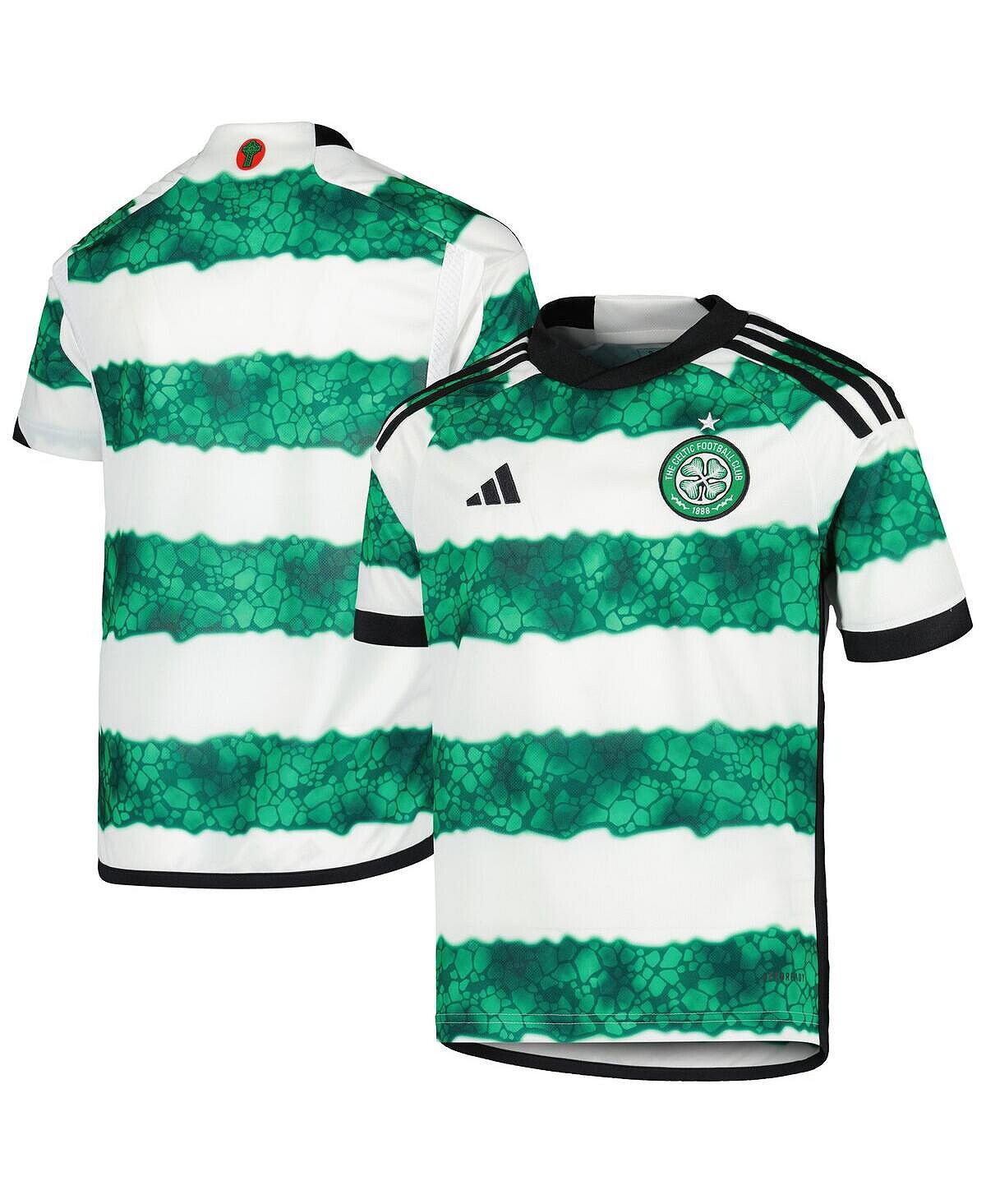 

Домашняя копия джерси Big Boys White Celtic 2023/24 adidas