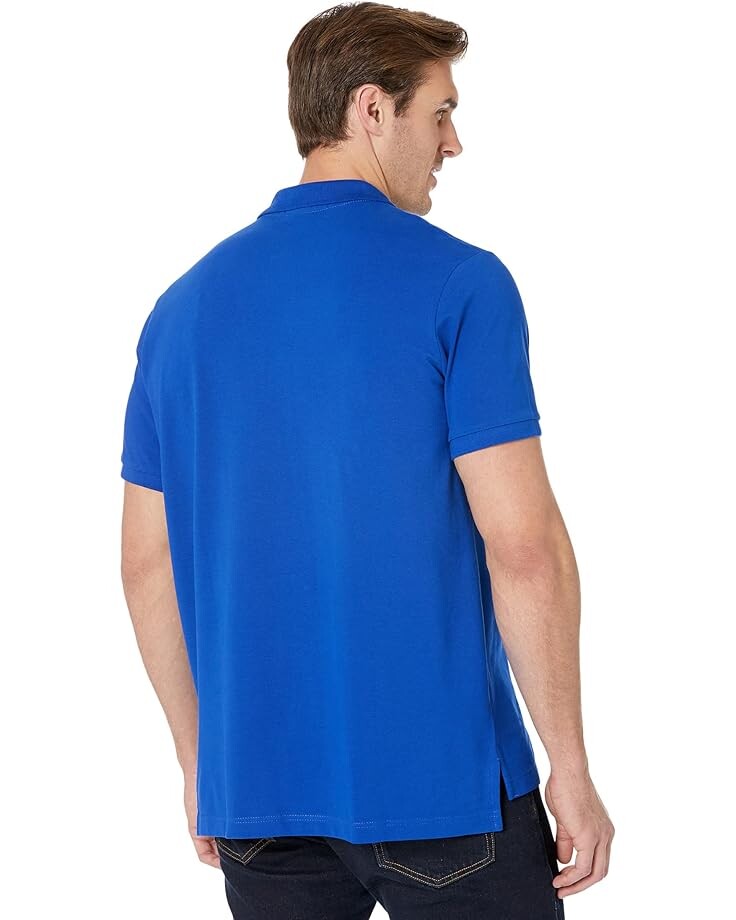 

Поло U.S. POLO ASSN. Solid Cotton Pique Polo with Small Pony, цвет Cobalt Blue