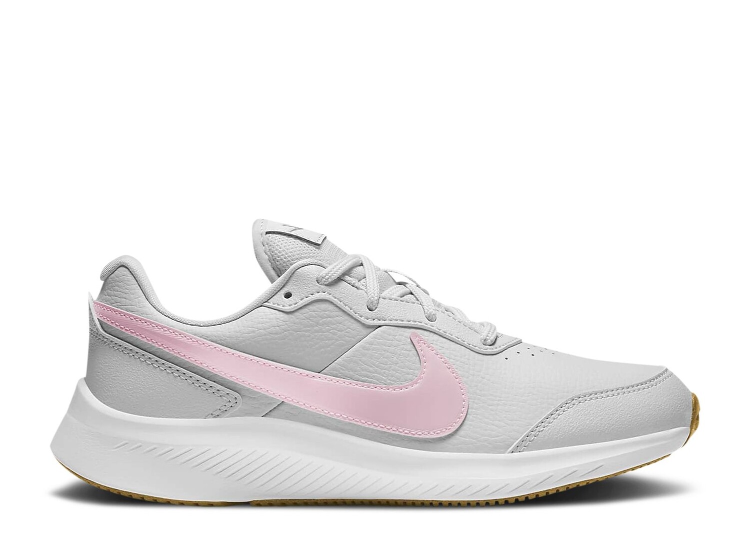 

Кроссовки Nike Varsity Leather Gs 'Photon Dust Pink Foam', серый