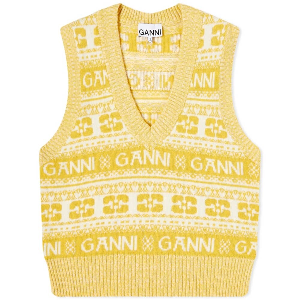 

Ganni Жилет с логотипом