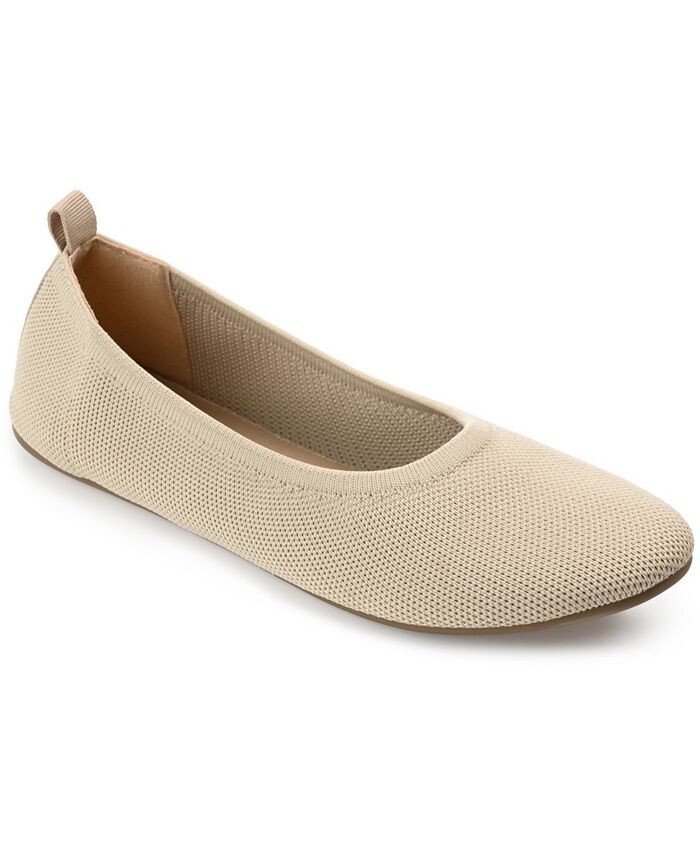

Женские трикотажные балетки из джерси Journee Collection, цвет Taupe