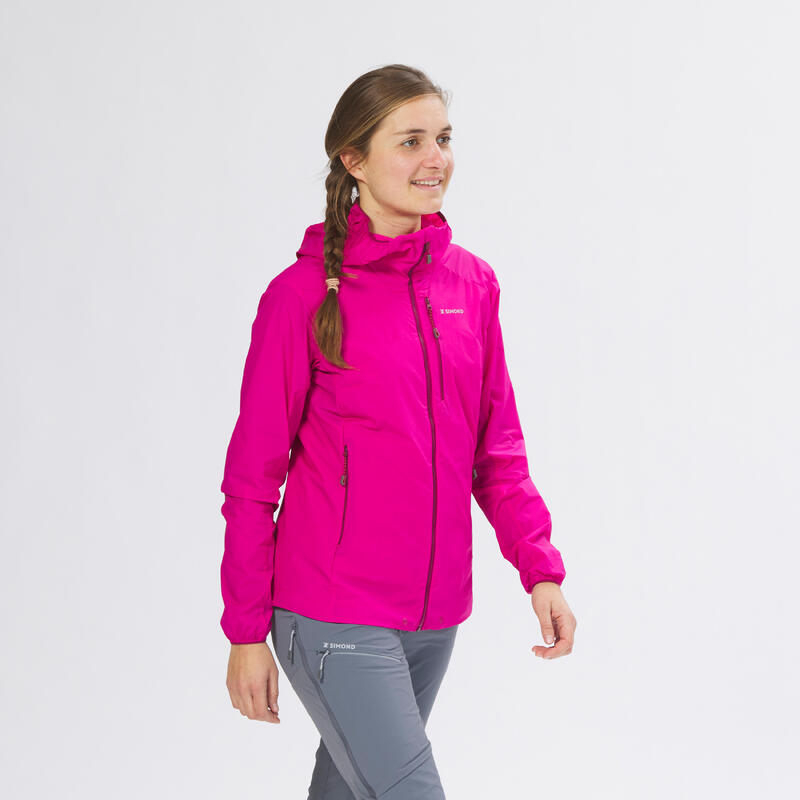 Куртка ветрозащитная женская - Alpinism Windshell розовая SIMOND, цвет rosa