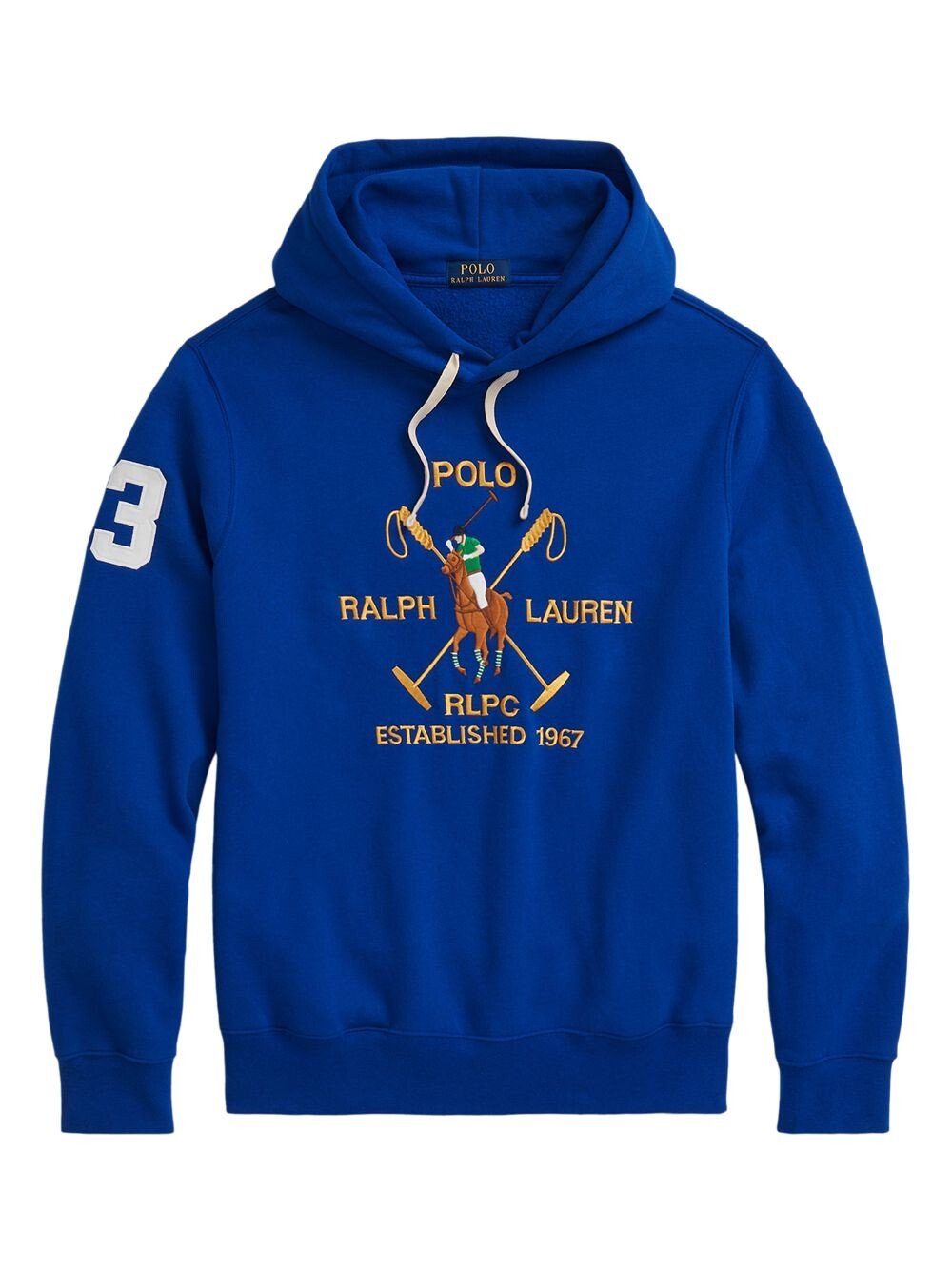 

Худи из смесового хлопка и флиса с логотипом Polo Ralph Lauren