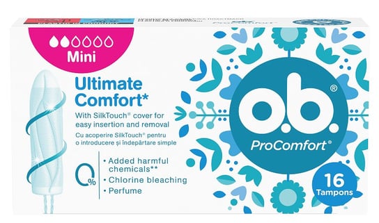 О.Б. ProComfort, Ultimate, мини-тампоны, 16 шт., OB