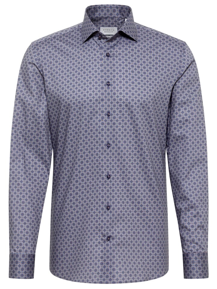 

Рубашка Eterna SLIM FIT, темно-синий