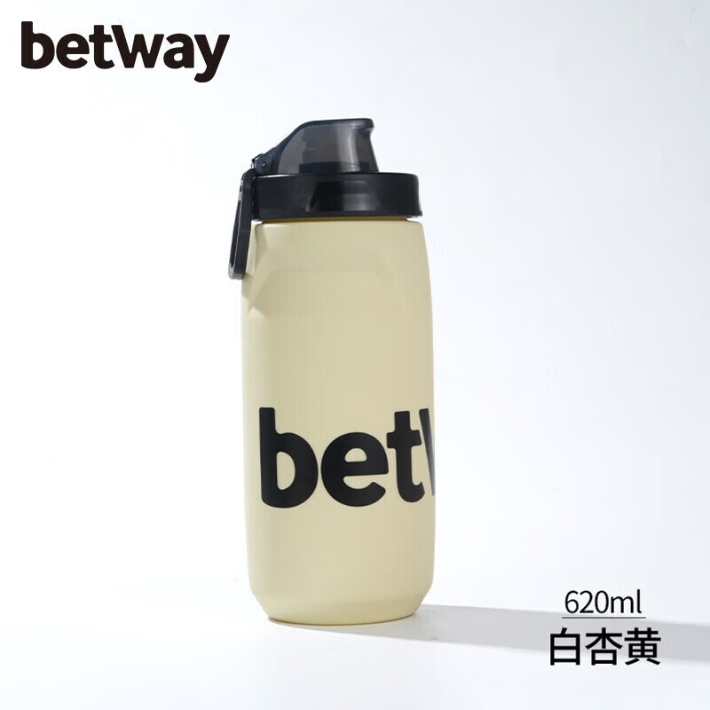 

BETWAY Велосипед Бутылка для воды Шоссейный велосипед Горный велосипед Специальный велосипедный спорт Спорт на открытом воздухе Чашка для воды Велосипедное оборудование Выдавливание бутылки для воды Белый абрикос Желтый 620 мл