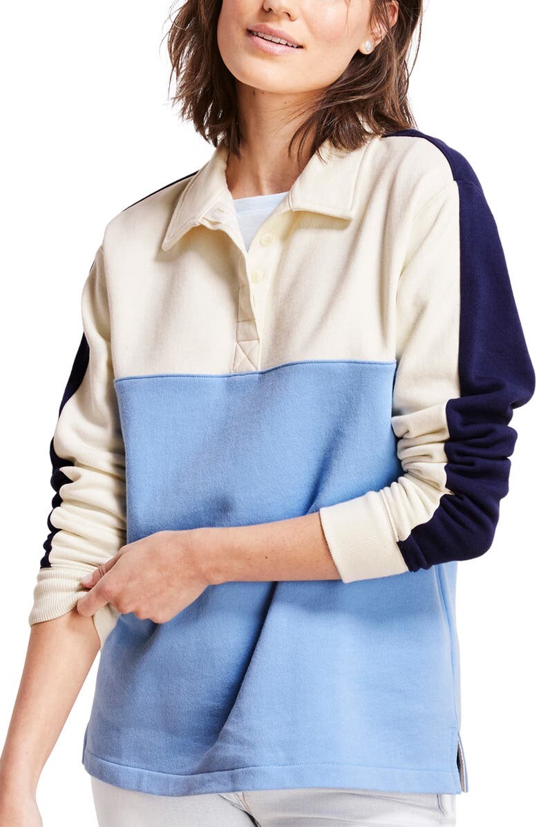 

Поло с длинными рукавами Cam с цветными блоками VINEYARD VINES