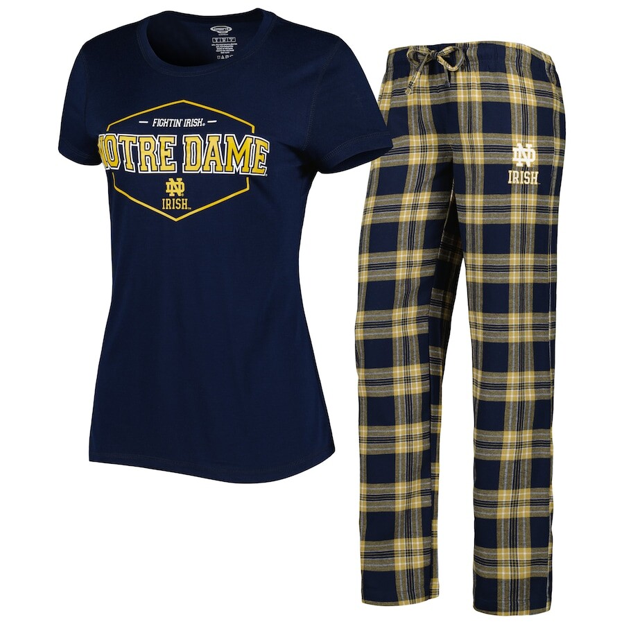 

Пижамный комплект Concepts Sport Notre Dame Fighting Irish, нави