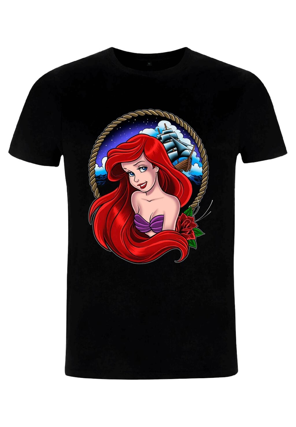 

Футболка с принтом THE LITTLE MERMAID PART OF YOUR WORLD Disney, черный