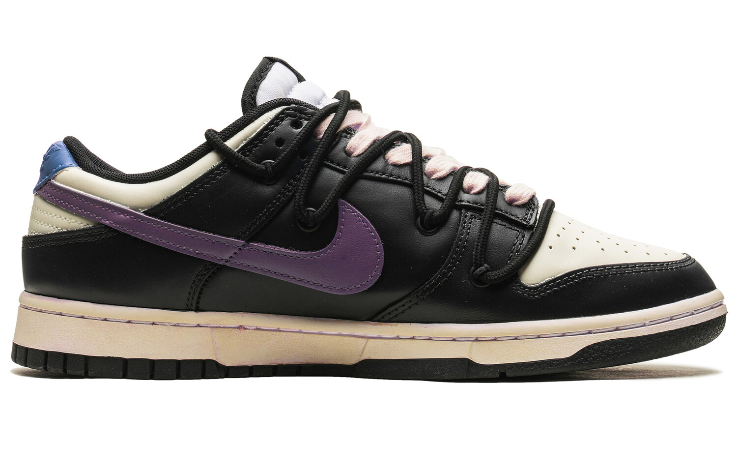 

Кроссовки Nike Dunk Skateboarding Shoes Unisex Low-top Blue/Purple, черный