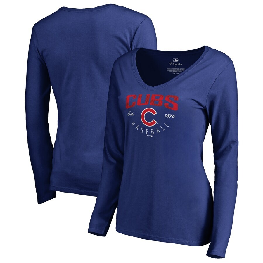

Футболка с длинным рукавом Fanatics Branded Chicago Cubs, роял