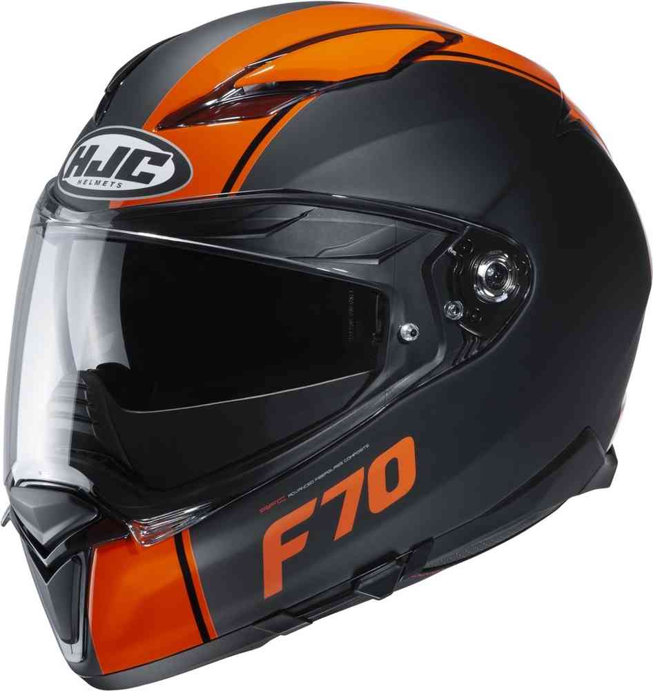 F70 Шлем Маго HJC, черный/оранжевый