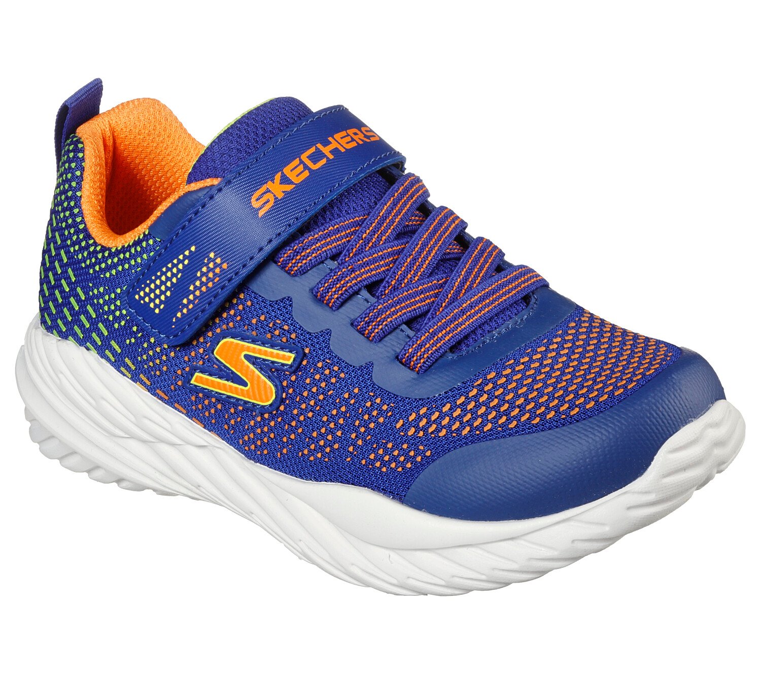 

Низкие кроссовки Skechers NITRO SPRINT KARVO, цвет Blau/Orange/Lime