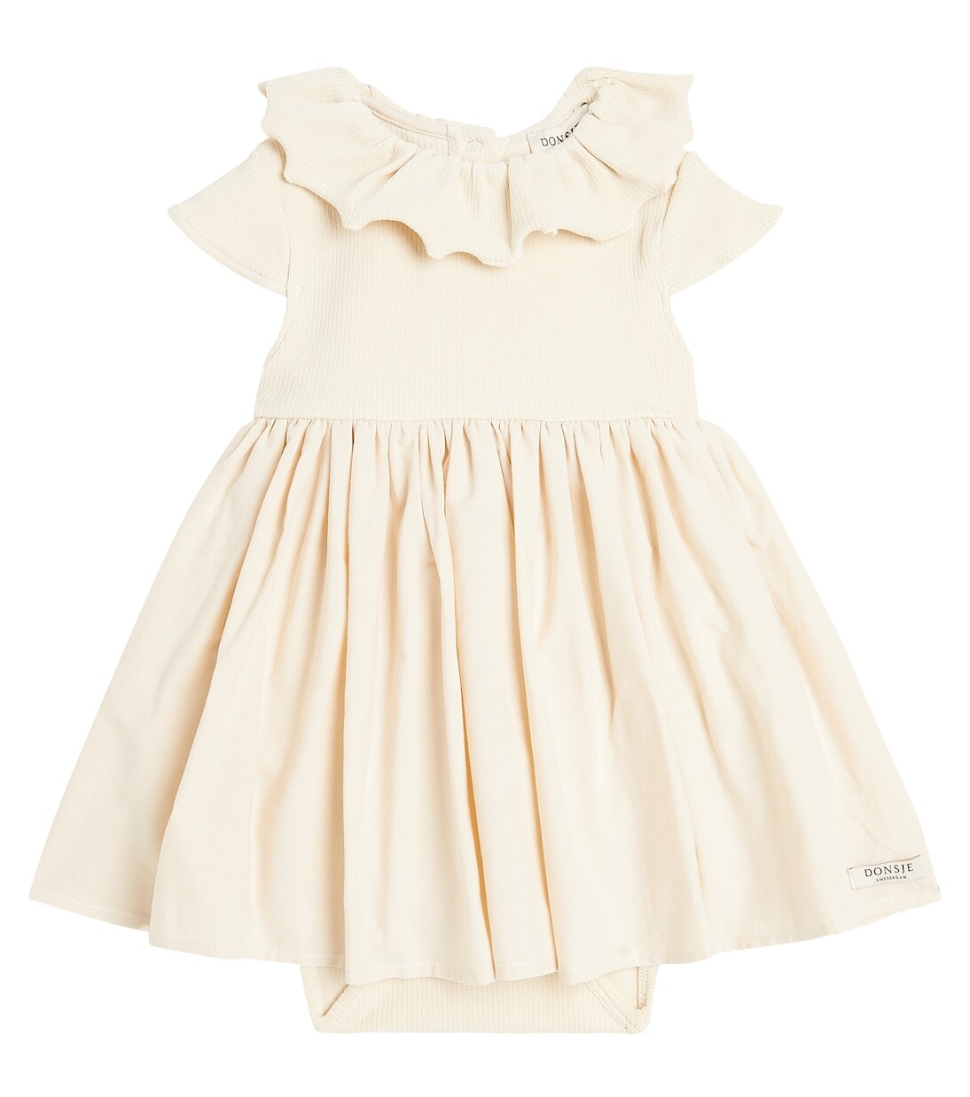 

Платье Baby Brielle из смесового хлопка с оборками Donsje, бежевый