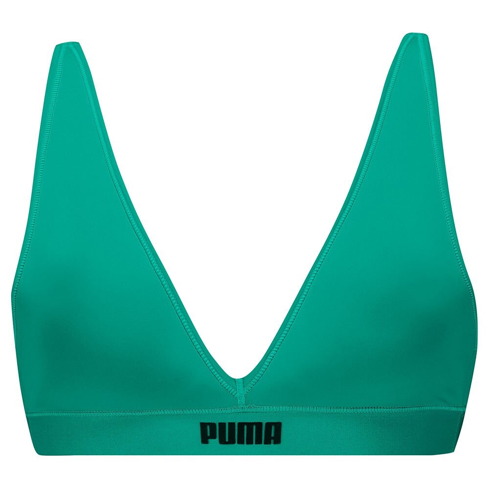 Спортивный бюстгальтер Puma Padded Triangle, зеленый