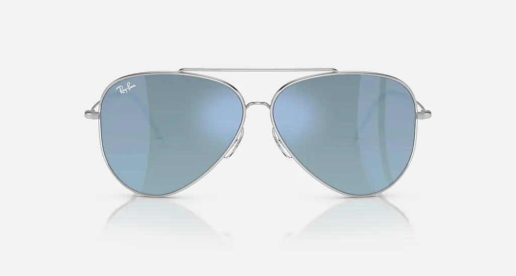 

Солнцезащитные очки Ray-Ban AVIATOR REVERSE, светло-голубой