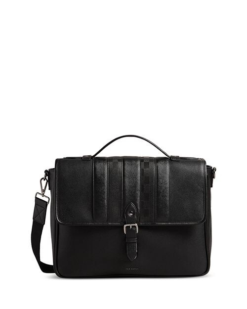 

Сумка-портфель Wayvees House в клетку с пряжкой Ted Baker, цвет Black