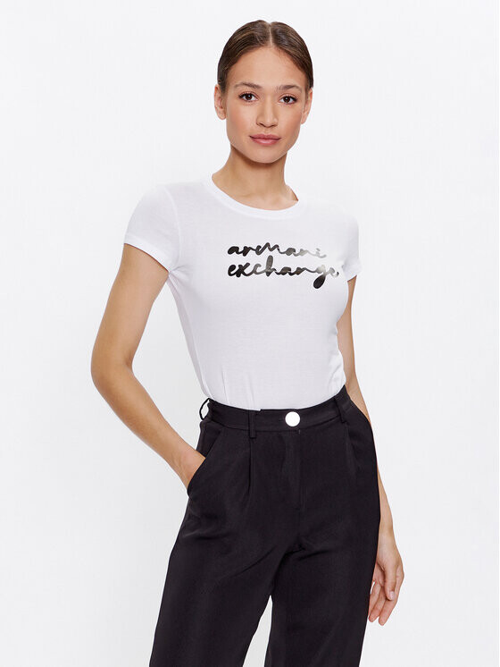 

Футболка узкого кроя Armani Exchange, белый