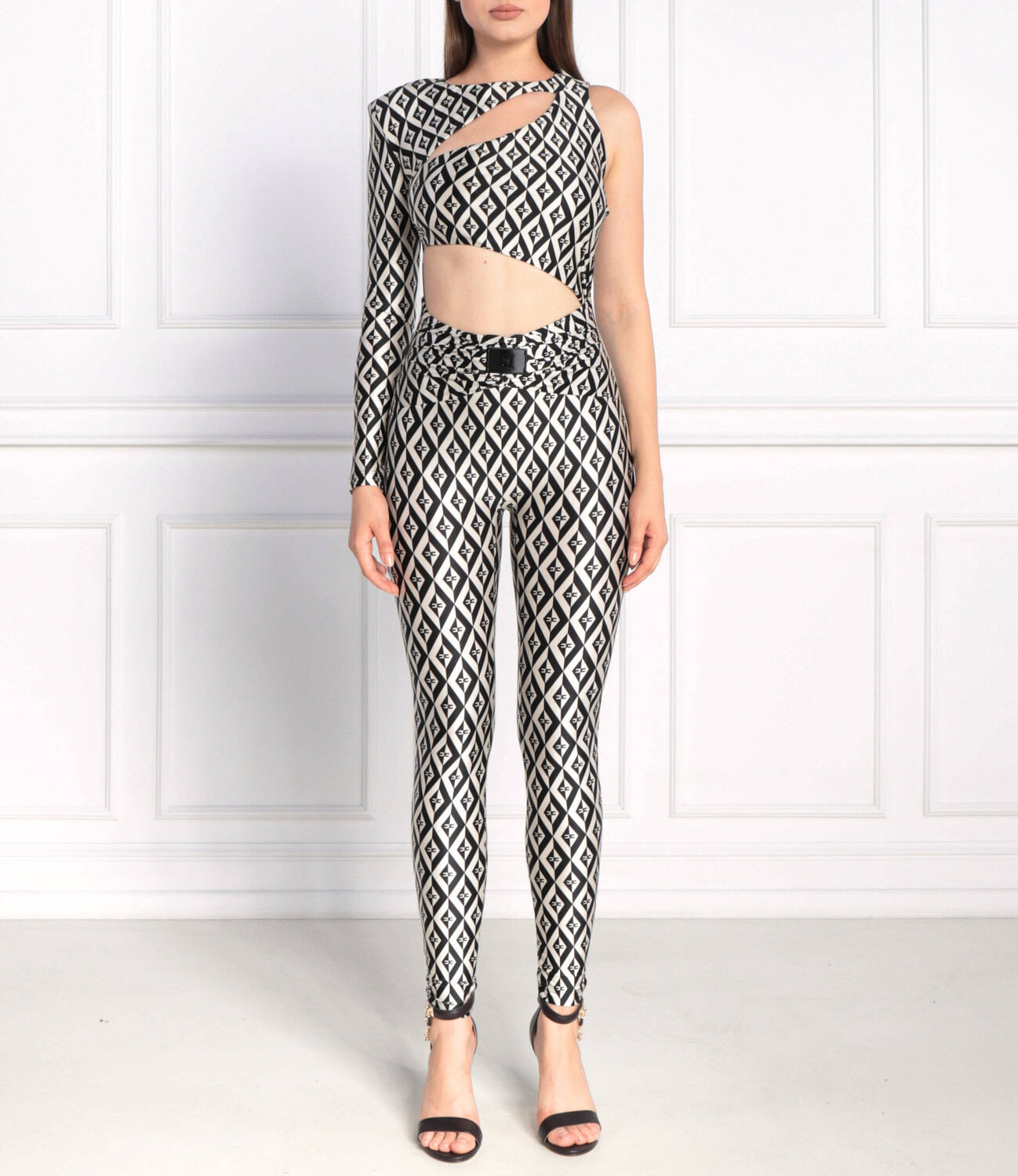

Комбинезон Elisabetta Franchi Slim Fit, черный