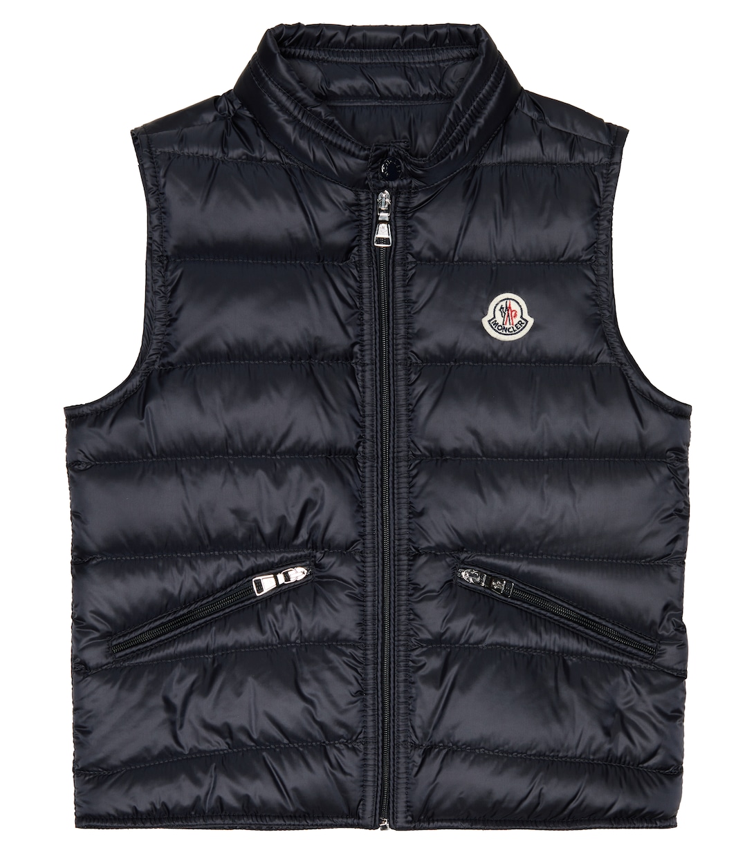 

Пуховый жилет Moncler Enfant, синий